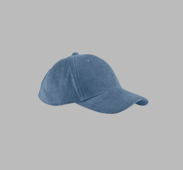 Beechfield - EarthAware® Organic Cord Baseball Cap - Justerbar Kasket - CB680 - Med Eget Logo