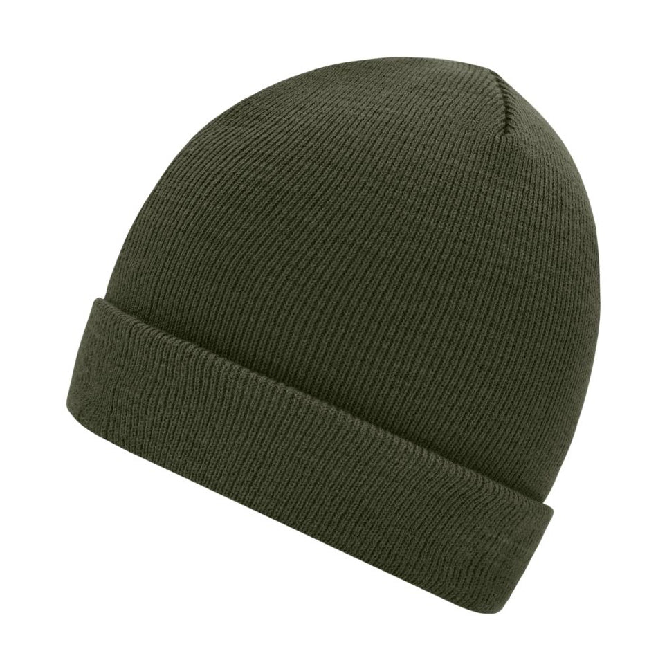 Myrtel Beach Knitted Beanie Olive Grøn 7500