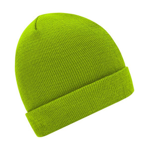 Myrtel Beach Knitted Beanie Lime Green Grøn 7500