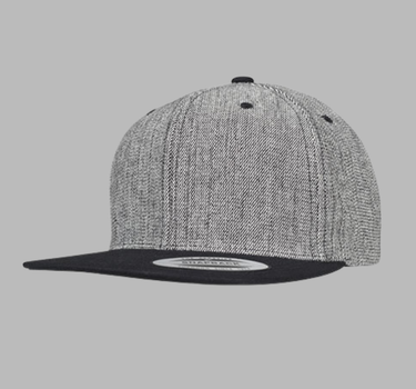 Flexfit - Melange Solid Snapback - Kasket - FX6089MS - Med Eget Logo