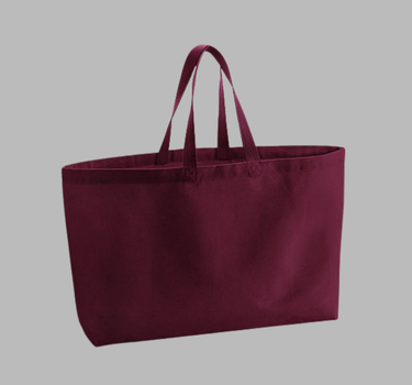 Westford Mill - Oversized Canvas Bag - Shopper - WM696 - Med Eget Logo