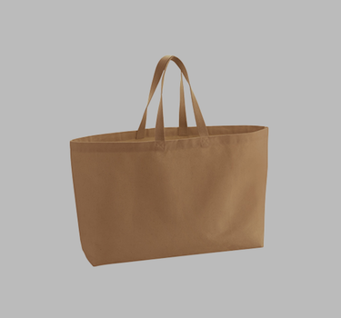 Westford Mill - Oversized Canvas Bag - Shopper - WM696 - Med Eget Logo
