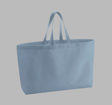 Westford Mill - Oversized Canvas Bag - Shopper - WM696 - Med Eget Logo