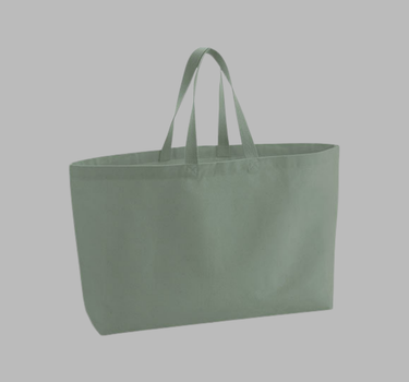 Westford Mill - Oversized Canvas Bag - Shopper - WM696 - Med Eget Logo