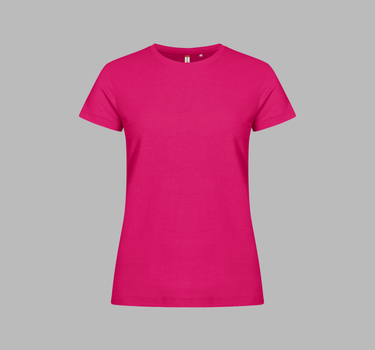 Clique - Basic-T Women - Dame T-Shirt - 029031 - Med Eget Logo