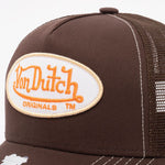 Von Dutch Boston Trucker Snapback Brown Brun 7030463 