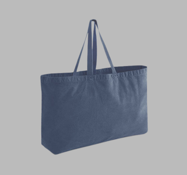 Westford Mill -  Garment Dyed Oversized Tote Bag - Skuldertaske / Shopper - WM348 - Med Eget Logo