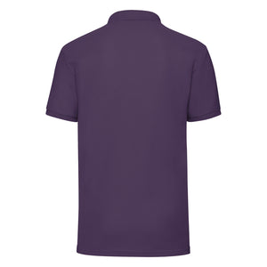 Fruit of the Loom Piqué Polo T-Shirt Purple Lilla F502