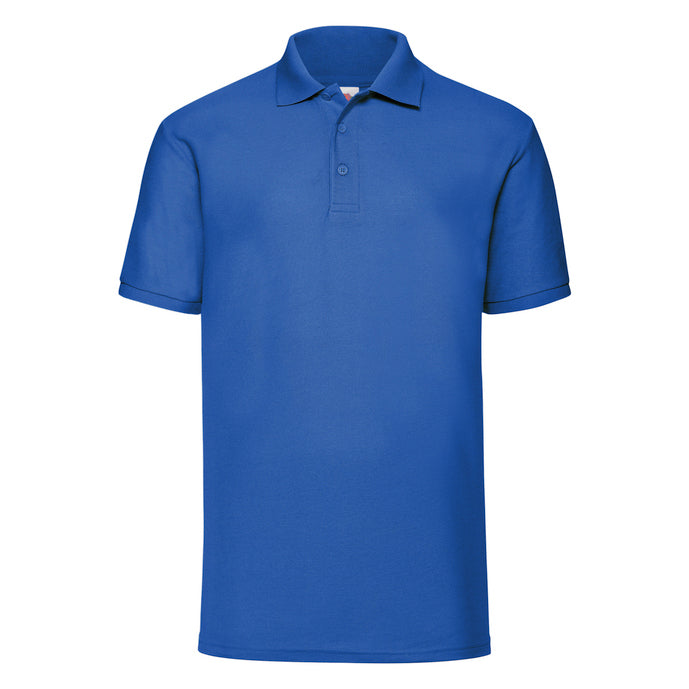 Fruit of the Loom Piqué Polo T-Shirt Royal Blue Blå F502