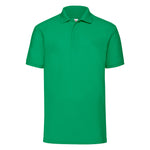 Fruit of the Loom Piqué Polo T-Shirt Kelly Green Grøn F502