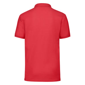 Fruit of the Loom Piqué Polo T-Shirt Red Rød F502