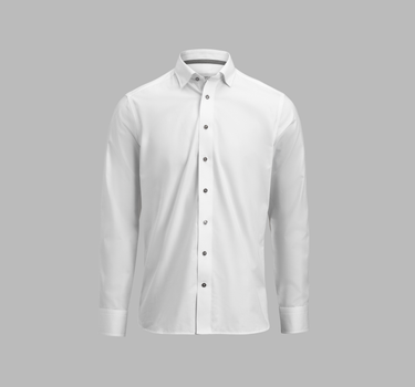 J.Harvest & Frost - YB56 Twill Regular - Langærmet - 2905601