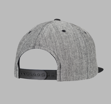 Flexfit - Melange Solid Snapback - Kasket - FX6089MS - Med Eget Logo