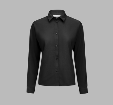 J.Harvest & Frost - Crepe Satin skjorte - Dame - Langærmet Skjote - 2950003