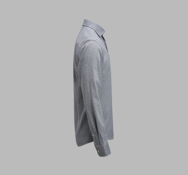 J.Harvest & Frost - IB135 Pique Knit Slim - Langærmet - 2913502
