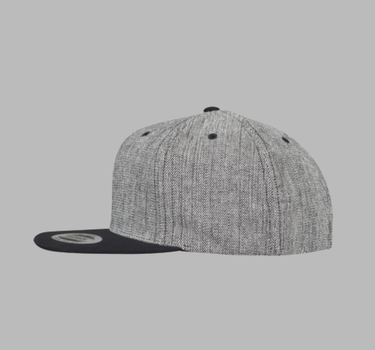 Flexfit - Melange Solid Snapback - Kasket - FX6089MS - Med Eget Logo