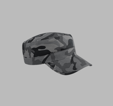 Beechfield - Camo Army Cap - Justerbar Kasket - CB33 - Med Eget Logo
