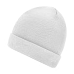 Myrtel Beach Knitted Beanie White Hvid 7500