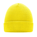 Myrtel Beach Knitted Beanie Yellow Gul 7500