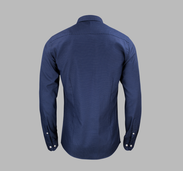 J.Harvest & Frost - PB49 Jacquard Regular - Langærmet Skjorte - 2904901