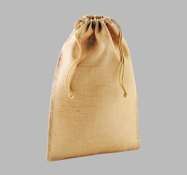Westford Mill - Jute Stuff Bag - Jutepose - WM415 - Med Eget Logo