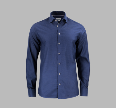 J.Harvest & Frost - PB49 Jacquard Slim - Langærmet Skjorte - 2904902