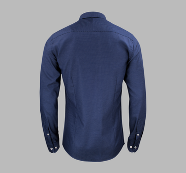 J.Harvest & Frost - PB49 Jacquard Slim - Langærmet Skjorte - 2904902