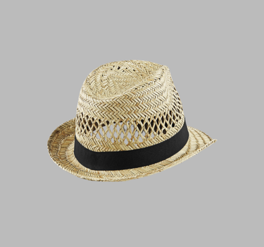 Beechfield - Straw Summer Trilby - Stråhat - CB730