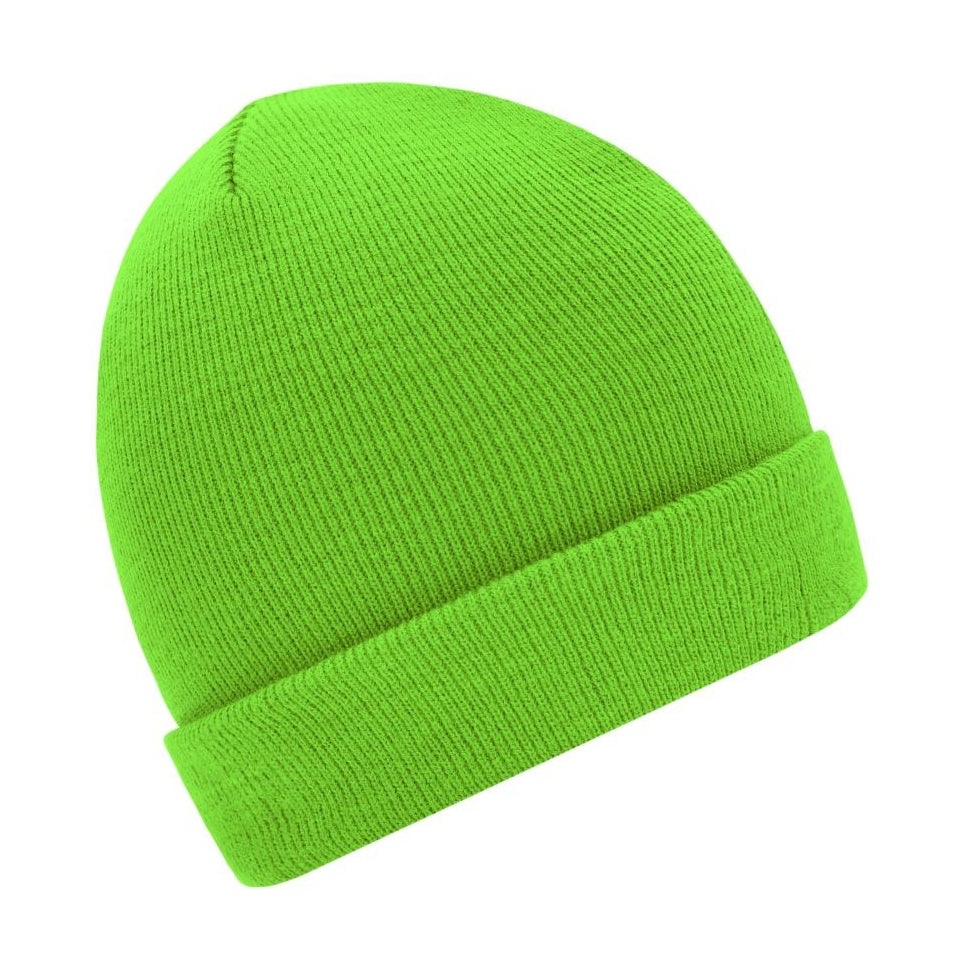 Myrtel Beach Knitted Beanie Bright Green Grøn 7500