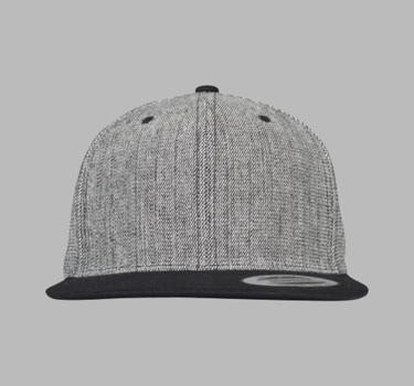 Flexfit - Melange Solid Snapback - Kasket - FX6089MS - Med Eget Logo