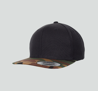 Yupoong - Classic Snapback 2-Tone Camo Cap - Snapback - 6089TC
