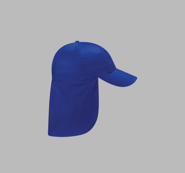 Beechfield - Junior Legionnaire Style Cap - Børn - Kasket med nakke/øre beskyttelse - CB11b