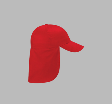 Beechfield - Junior Legionnaire Style Cap - Børn - Kasket med nakke/øre beskyttelse - CB11b