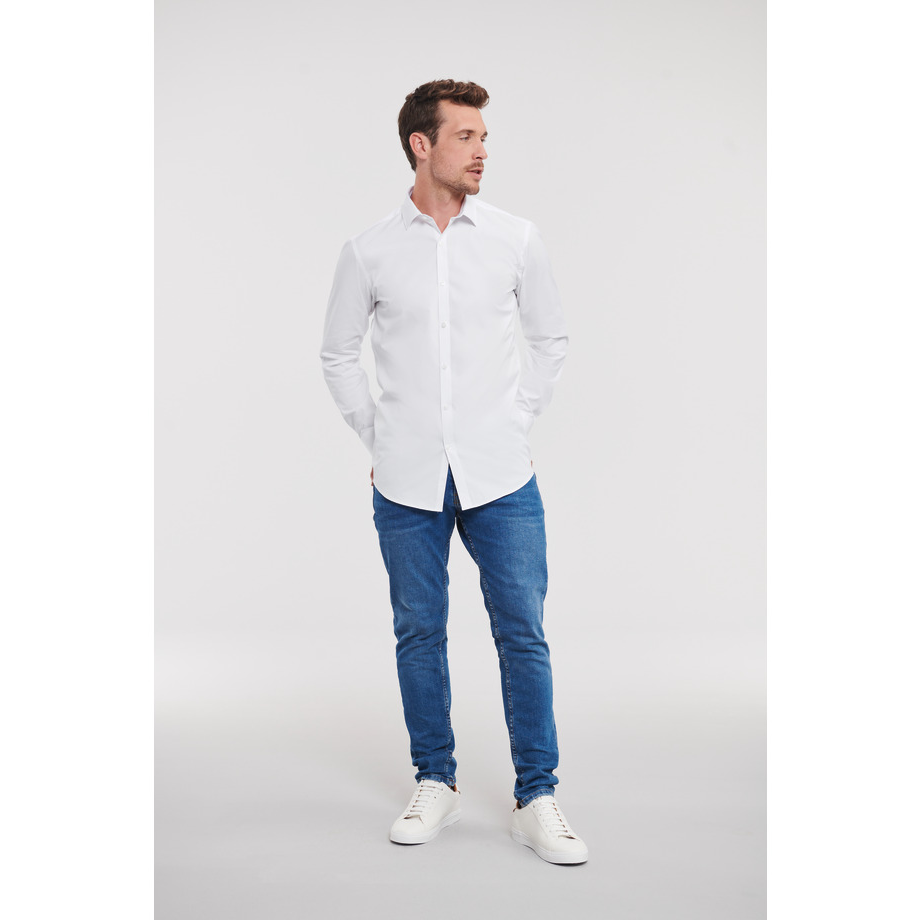 Russell Collection - Men´s L/S Ultimate Stretch Shirt - Skjorte