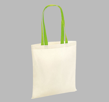 Westford Mill - Bag for Life Contrast Handles - Mulepose - WM101C - Med Eget Logo