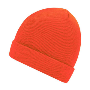 Myrtel Beach Knitted Beanie Bright Orange 7500