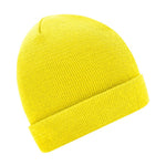 Myrtel Beach Knitted Beanie Yellow Gul 7500