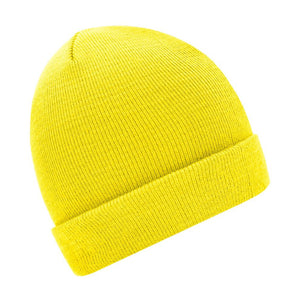 Myrtel Beach Knitted Beanie Yellow Gul 7500