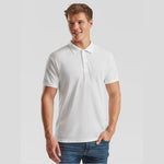 Fruit of the Loom - Piqué Polo - T-Shirt - White