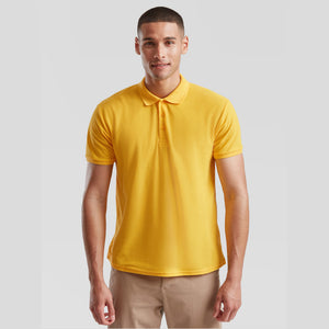 Fruit of the Loom - Piqué Polo - T-Shirt - Sunflower