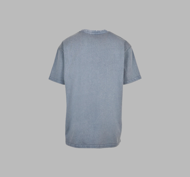 Build Your Brand - Acid Washed Heavy Oversize Tee - T-shirt - BY189 - Med Eget Logo