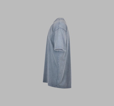 Build Your Brand - Acid Washed Heavy Oversize Tee - T-shirt - BY189 - Med Eget Logo