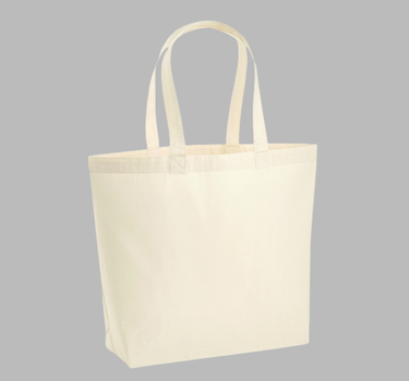 Westford Mill - Premium Cotton Maxi Bag - Shopper / Mulepose - WM225 - Med Eget Logo
