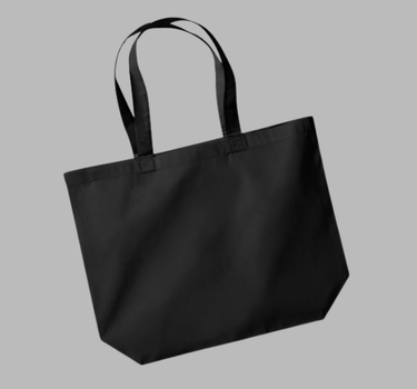 Westford Mill - Recycled Cotton Maxi Bag - Shopper / Mulepose - WM925 - Med Eget Logo