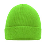 Myrtel Beach Knitted Beanie Bright Green Grøn 7500