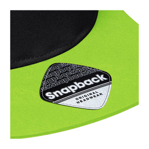 Fra 10 stk. | 5 Panel Contrast Snapback Cap med logo brodering | 7 Farver
