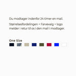 Fra 10 stk. | Start Six cap med logo brodering | 8 Farver