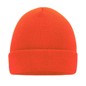 Myrtel Beach Knitted Beanie Bright Orange 7500