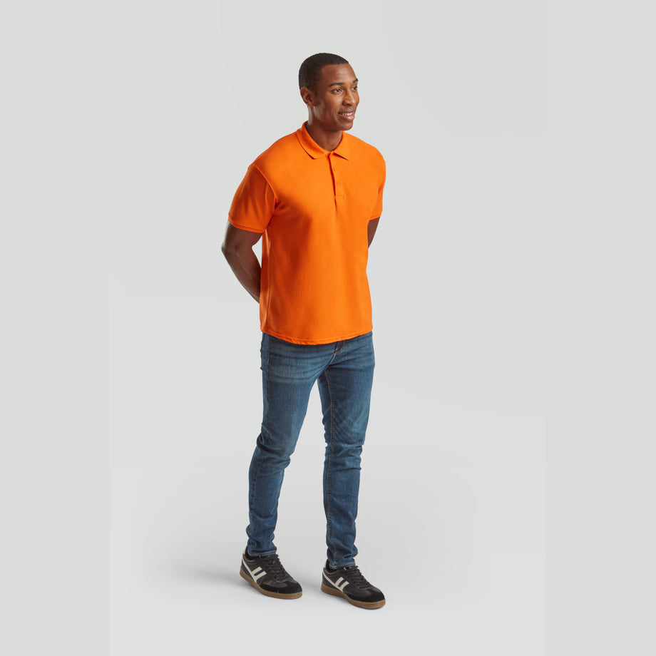 Fruit of the Loom - Piqué Polo - T-Shirt - Orange