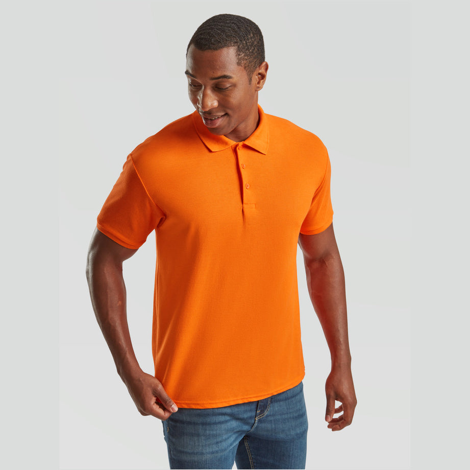 Fruit of the Loom - Piqué Polo - T-Shirt - Orange